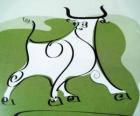 El buey, el signo del búfalo, el Año del Buey. El segundo animal del zodíaco chino