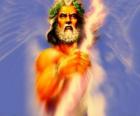 Zeus, el dios griego del Cielo y el Trueno y rey de los dioses olímpicos