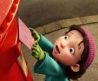 Gwen, la niña a la que Arthur debe entregar el regalo de Navidad