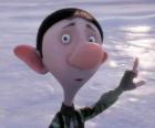 Un elfo navideño de la película Arthur Christmas Operación Regalo