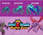 Gotica Cub, Gotica Scout, Gotica Max. Invizimals La otra dimensión. Pequeño Invizimal pero con inmenso poder, Gotica es temida por todos en la jungla mejicana