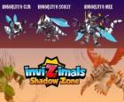 Roboquito Cub, Roboquito Scout, Roboquito Max. Invizimals La otra dimensión. Roboquito es el resultado fallido de un experimento de robótica