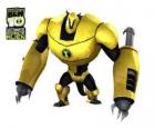 Armadillo o Armodrillo, robusto alien con aspecto de robot armadillo del planeta Terraexcava. Ben 10 Supremacía Alienígena