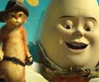 El Gato con botas y Humpty