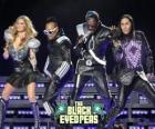 The Black Eyed Peas es un grupo estadounidense de hip hop-rap, Rhythm and blues, Pop y Electrónica