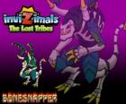 Bonesnapper. Invizimals Las Tribus Perdidas. Criatura muy ágil y rápida, uno de los Invizimals más agresivos y peligrosos