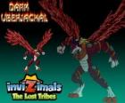 Dark Uberjackal. Invizimals Las Tribus Perdidas. Señor egipcio del fuego y la destrucción