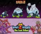Erebus, última evolución. Invizimals Las Tribus Perdidas. Criatura mítica del Antártico que parece una montaña de hielo