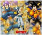 Gotenks, uno de los personajes más poderosos creado por la fusión entre Son Goten y Trunks