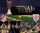 Atlético Madrid vs Athletic Bilbao. Final de Europa League 2011-2012 en el Estadio Nacional de Bucarest, Rumania