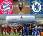 Bayern Munich vs Chelsea FC. Final UEFA Champions League 2011-2012. Allianz Arena, Munich, Alemania