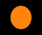 Bandera negra con círculo naranja para avisar a un conductor de que su coche tiene un problema técnico