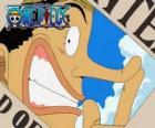 El pirata Usopp es un personaje astuto, bromista y fanfarrón