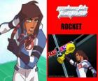 Rocket es el capitán del equipo de fútbol galáctico Snow-Kids con el número 5