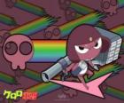 Caporal Giroro, un experto en armas de la serie anime Sargento Keroro