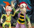 Pillo y Astuto, los duendecillos traviesos de las aventuras de Noddy