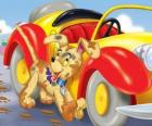 Perrro Bumpy acompaña a Noddy en sus aventuras