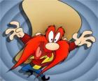 Yosemite Sam o Sam Bigotes, el vaquero de Looney Tunes