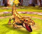 Skylander Bash, el formidable dinosaurio. Skylanders Tierra