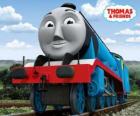 Gordon, la locomotora azul número 4, el tren expreso