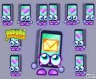 Gabby es una de los Moshlings, tiene la forma de un iPhone o un iPad. Serie Tecno