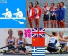 K. Copeland y S. Hosking, Londres 2012