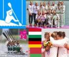 K4 500m fem Londres 2012