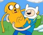 Finn y Jake, los protagonistas principales de Hora de Aventuras
