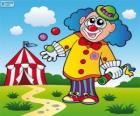 Payaso malabarista