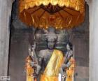 Estatua de Visnú, Angkor Wat, Camboya