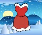 Vestido de la esposa de Santa Claus