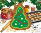 Árbol de Navidad, una galleta de Navidad