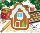 Galleta de Navidad en forma de casa
