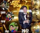 Lionel Messi Balón de Oro FIFA 2012