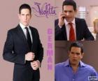 Germán es el padre de Violetta