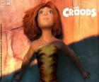 Eep, una chica cavernícola, la hija mayor de Grug y Ugga