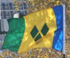 Bandera de San Vicente y las Granadinas