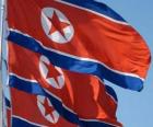 Bandera de Corea del Norte