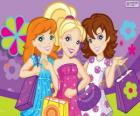 Polly Pocket de compras con sus amigas