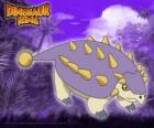 Tanque, Saika. Este dinosaurio Saichania es propiedad de Ed de la pandilla Alpha