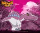Spiny, Spino. Dinosaurio Spinosaurus, propiedad de Zander de la pandilla Alfa