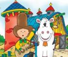 Caillou en la granja