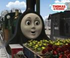 Emily, la locomotora verde esmeralda es el miembro más nuevo del equipo de las locomotoras a vapor
