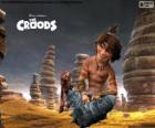 Chico, un ingenioso adolescente que muestra a los Croods un nuevo mundo