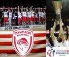 Olympiacos Pireo, campeón Euroliga Baloncesto 2013