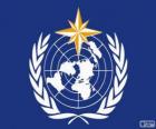 Logo de la OMM, Organización Meteorológica Mundial