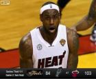 Finales NBA 2013, 2º Partido, San Antonio Spurs 84 - Miami Heat 103