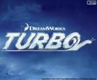 Turbo, el logo de la película