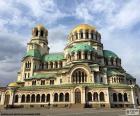 Catedral de Alejandro Nevski, es una de las mayores catedrales ortodoxas del mundo, Sofia, Bulgaria