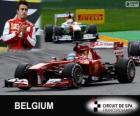 Fernando Alonso - Ferrari - Gran Premio de Belgica 2013, 2º Clasificado